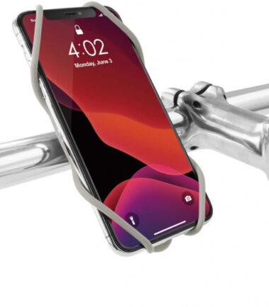 Bone Sport telefoonhouder Tie 3 fiets 22-45 mm grijs