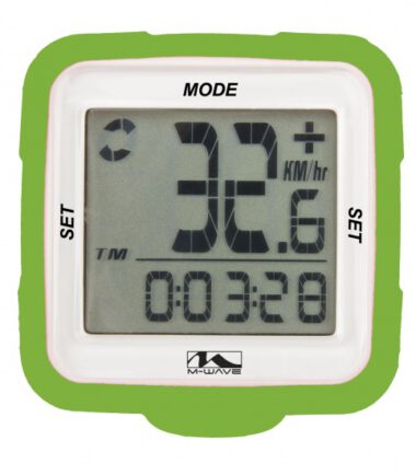 M-Wave Fietscomputer XIV Silicon 14 Functies Draadloos Groen