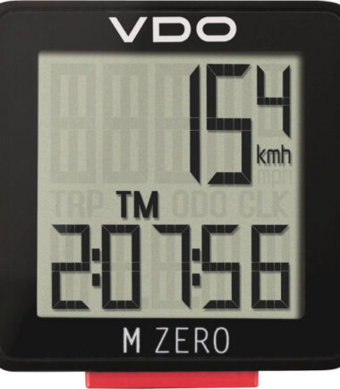 VDO fietscomputer M Zero WR807 zwart/rood -u