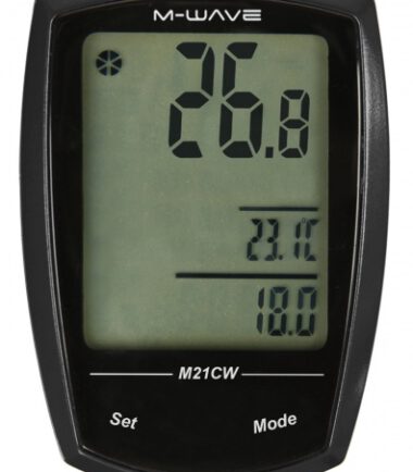 M-Wave Fietscomputer M21W touch draadloos zwart